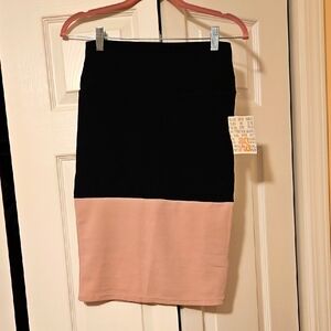 Black and Beige Women's Skirt